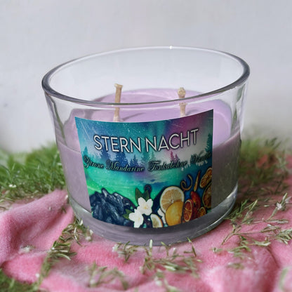 Premium Duftkerze "Sternnacht"  320g | Furand Candle | Handmade