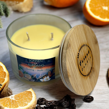 Premium Duftkerze "Sonnenaufgang in Cacablanca" 320g | Furand Candle | Handmade